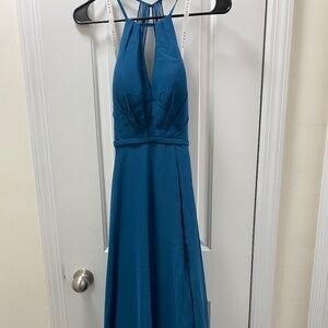 Azazie floor length dress